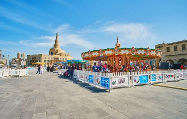 Eğlenceli atlıkarınca eğlence parkı, Doha, Qatar