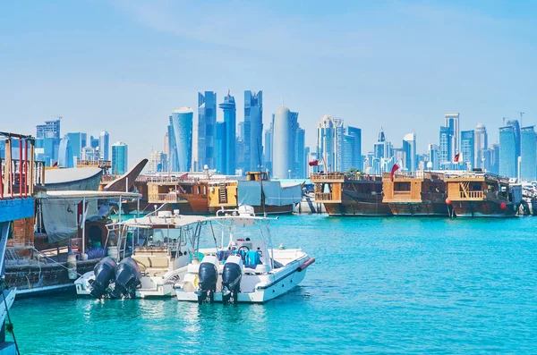 El puerto turístico de Doha, Qatar —  Fotos de Stock