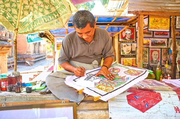 Bagan eski ressam — Stok fotoğraf