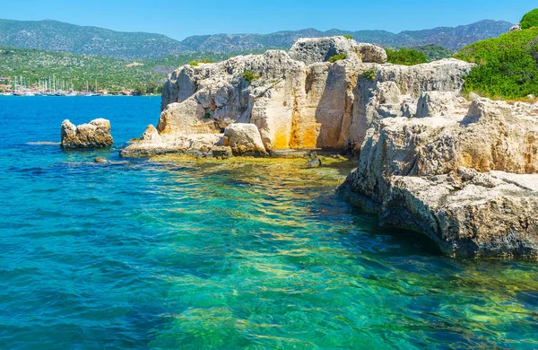 The rocks of Kekova, Turkey — Stock Photo, Image