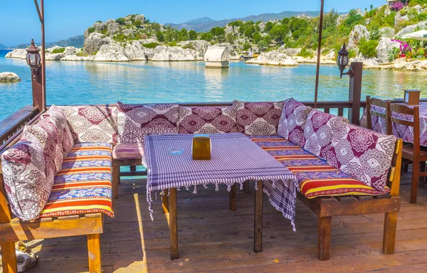 Kaleköy, Kekova, Türkiye'nin kıyı kafede