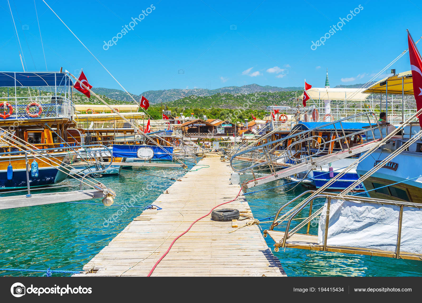 The Shipyard Of Ucagiz Kekova Turkey Stock Editorial Photo