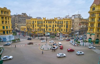 Panorama Talaat Harb Meydanı, Cairo, Mısır