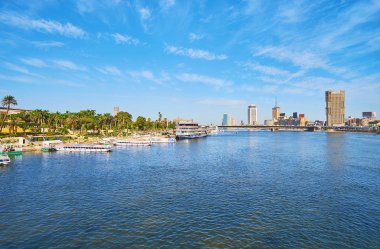 Yeşil Nehri'nin Nil, Kahire, Mısır