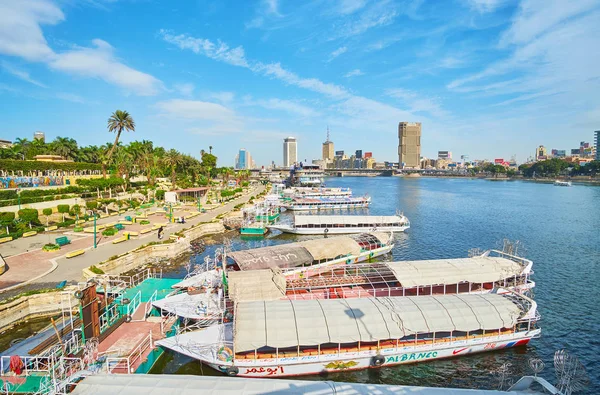 Huur een boot in Caïro, Egypte — Stockfoto
