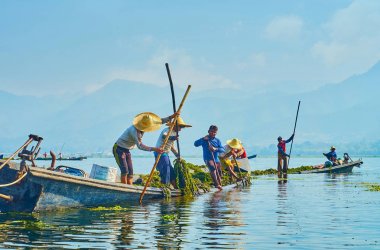 Inle Gölü, Myanmar üzerinde çalışmak