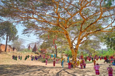 Birman Hatıra gelen Bagan, Myanmar