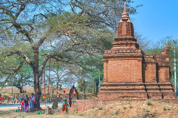 A játék piac Bagan, Mianmar — Stock Fotó