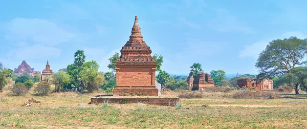 Chrámy Bagan, Myanmar — Stock fotografie