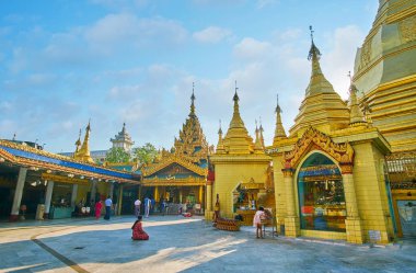 Sule Paya, Yangon, Myanmar 'da