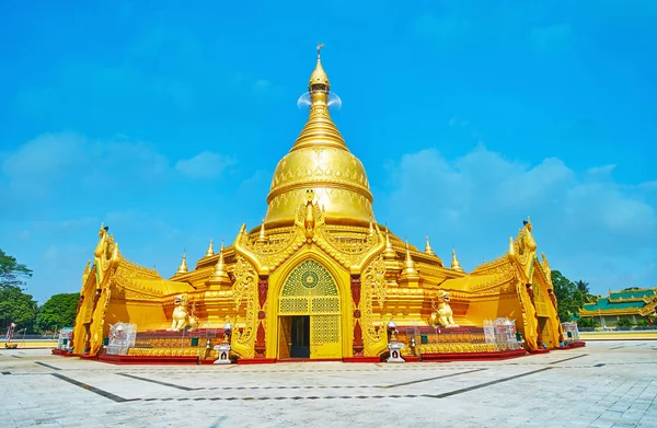 Altın Maha Wizaya (Mahavijaya) Pagoda, Yangon, Myanmar — Stok fotoğraf