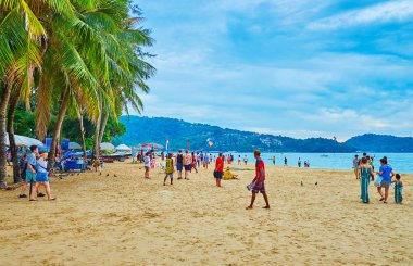 Patong, Phuket, Tayland plajı.
