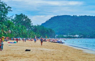 Patong Sahili, Phuket, Tayland 'da gündüz faaliyetleri