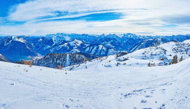 Feuerkogel Dağı Platosu, Ebensee, Salzkammergu