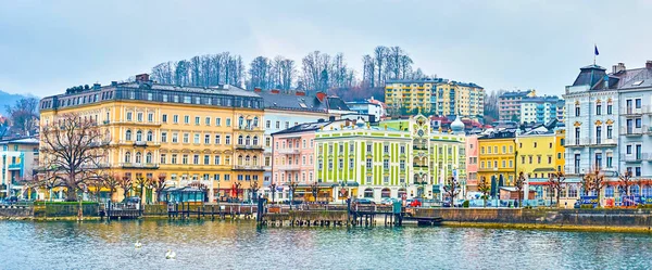 The historical center of Gmunden, Austria — Stock Photo, Image