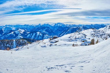 Feuerkogel Dağı Platosu, Ebensee, Salzkammer 'in enginliği