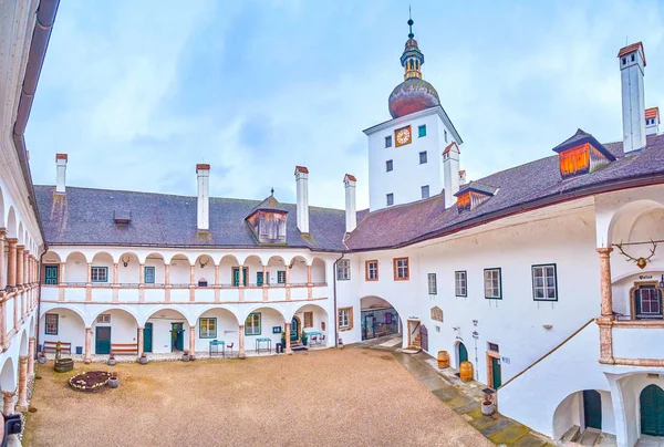 The medieval castle in Gmunden, Austria — Stock Photo, Image