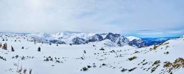 Feuerkogel Dağı Platosu, Ebensee, Salzkammergut, Aus