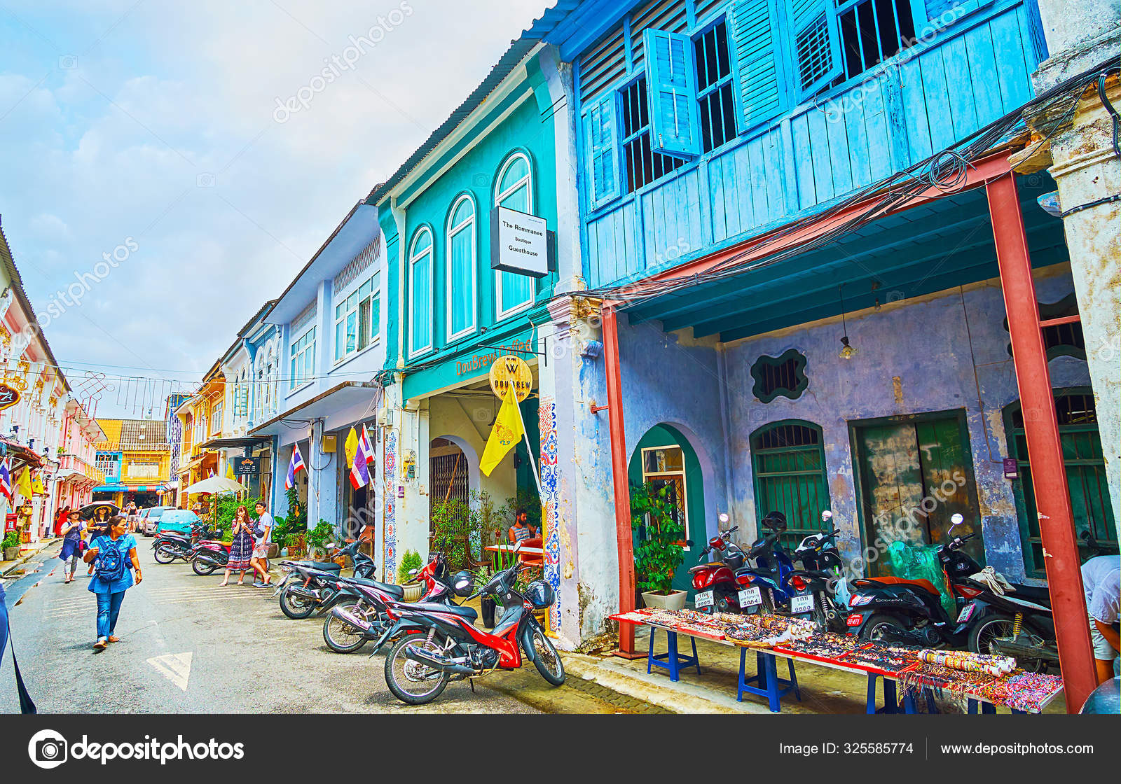  Peranakan  Maisons  Phuket Tha lande  Photo ditoriale 