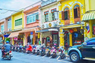 Tayland 'ın Phuket şehrinde bisiklet parkı