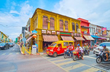 Phuket City 'nin eski mahallesi, Tayland