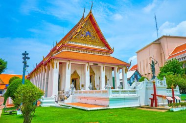 Bangkok, Tayland 'daki tarihi Phuttaisawan Kraliyet Binası.