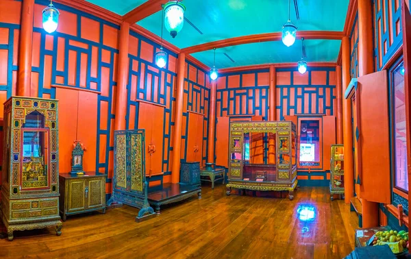 La belle chambre de la Maison Rouge au Musée National Bangkok , — Photo
