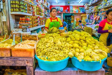 Çin Mahallesi, Bangkok 'ta sebze turşusu.,