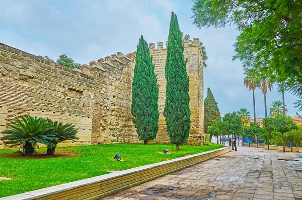 Le parc à Alcazar de Jerez, Espagne — Photo