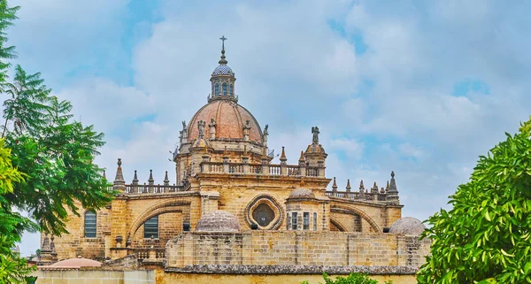 La cúpula de la Catedral de Jerez, España — Foto de Stock