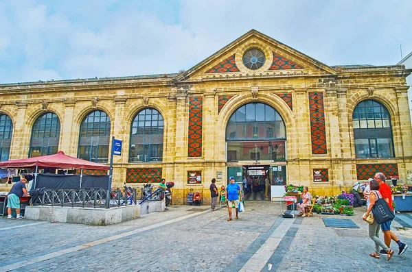 De ingang van de Centrale Markt van Abastos, Jerez, Spanje — Stockfoto