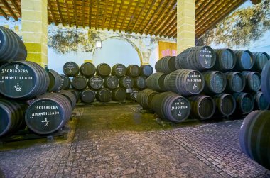 İspanya, Jerez 'de Sherry' nin yaşlanmasını keşfedin.