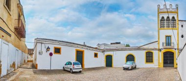 Şarap fabrikasının dış manzarası, Jerez, İspanya