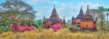 Haymingha Pagoda Panoraması, Bagan, Myanmar