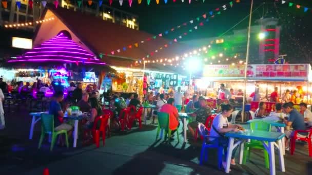 Patong Tajlandia Maja 2019 Maja Patong Odbędzie Się Kort Gastronomiczny — Wideo stockowe