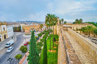 Alcazar surlarında yürüyüş, Jerez, İspanya