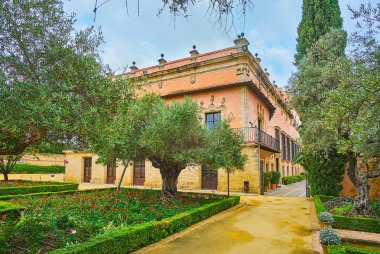 Endülüs 'ün Alcazar bahçesinde, Jerez, İspanya