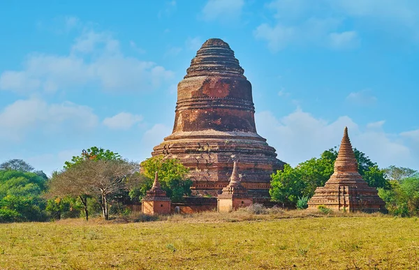 Az Inn Pagoda, Bagan, Mianmar telephelye — Stock Fotó
