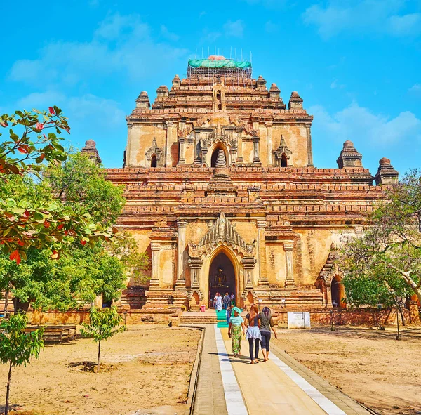 Tempio di Dhammayangyi, Bagan, Myanmar — Foto Stock