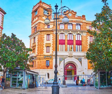 Postane Çiçek Meydanı, Cadiz, İspanya