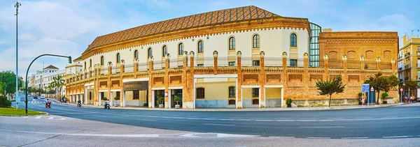 Panorama van het Paleis van Congressen van Cadiz, Spanje — Stockfoto