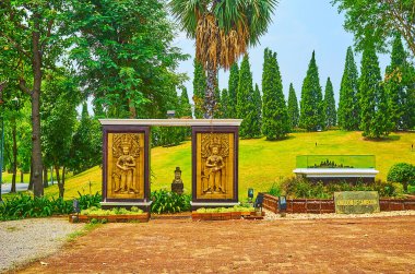 Kamboçya Bahçesi, Rajapruek Parkı, Chiang Mai, Tayland