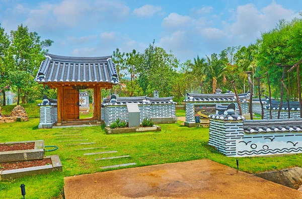 Jardín de Corea del Sur en Rajapruek park, Chiang Mai, Tailandia — Foto de Stock