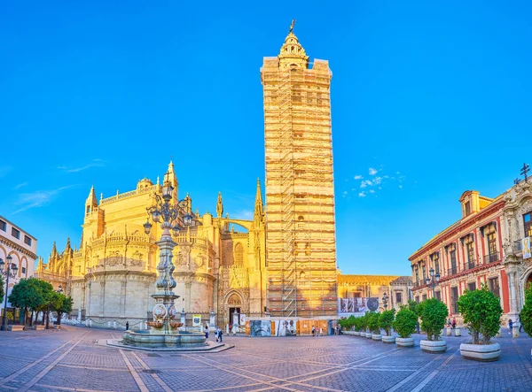De oude binnenstad van Sevilla, Spanje — Stockfoto