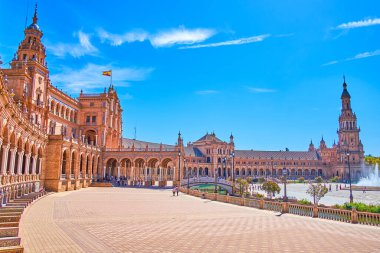 İspanya, Sevilla 'nın Endülüs mimarisi