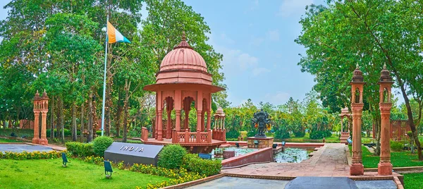 Panorama del jardín de la India, parque Rajapruek, Chiang Mai, Tailandia — Foto de Stock
