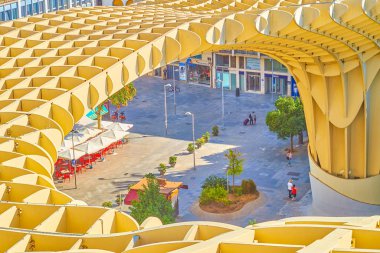 Plaza de la Encarnacion in Seville, Spain