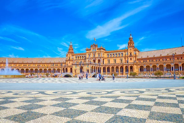 The popular tourist destination in Seville, Spain — Stockfoto