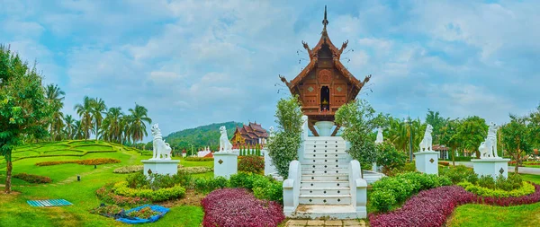Сценічне місце розташування парку Раджапрюк (Чіангмай, Таїланд). — стокове фото