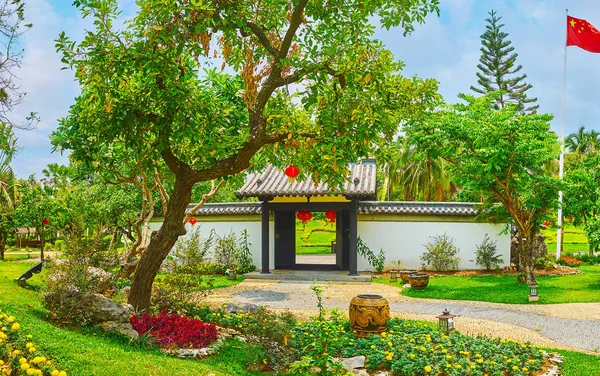 El jardín de China, parque Rajapruek, Chiang Mai, Tailandia — Foto de Stock